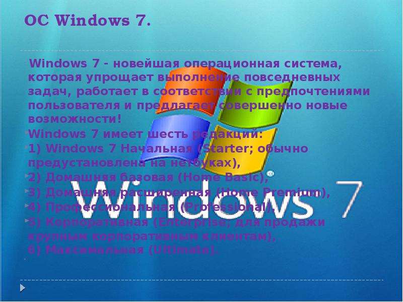 ОС Windows . Windows -