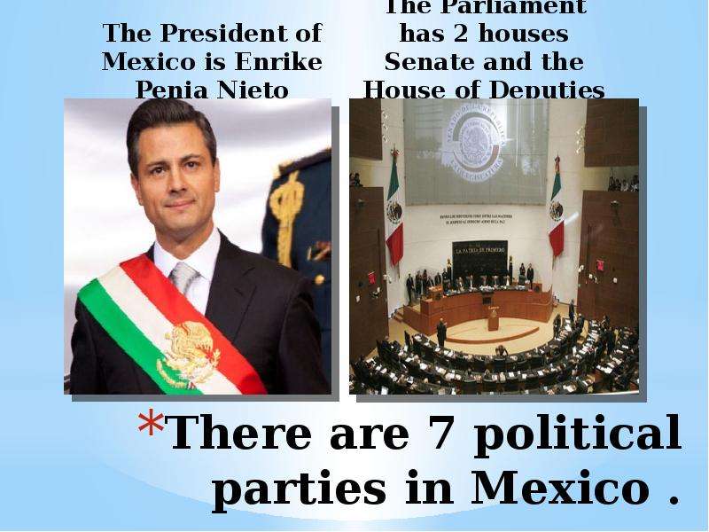 There are political parties