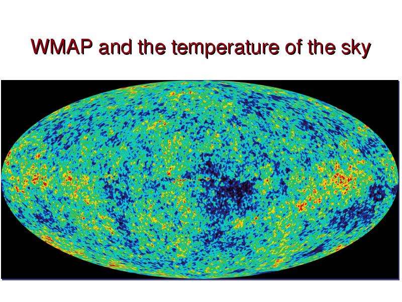 WMAP and the temperature of