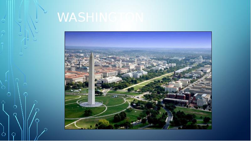 Презентация Washington is the capital of the United States