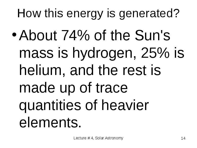 How this energy is generated?