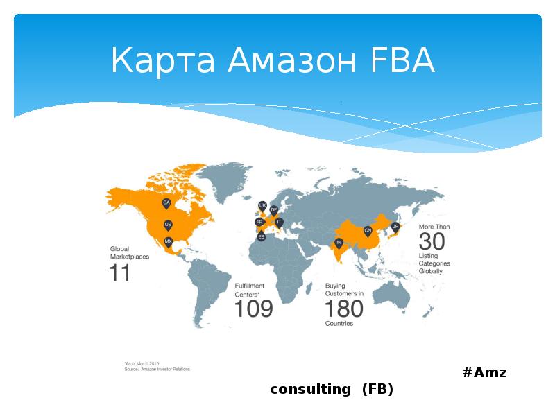 Карта Амазон FBA
