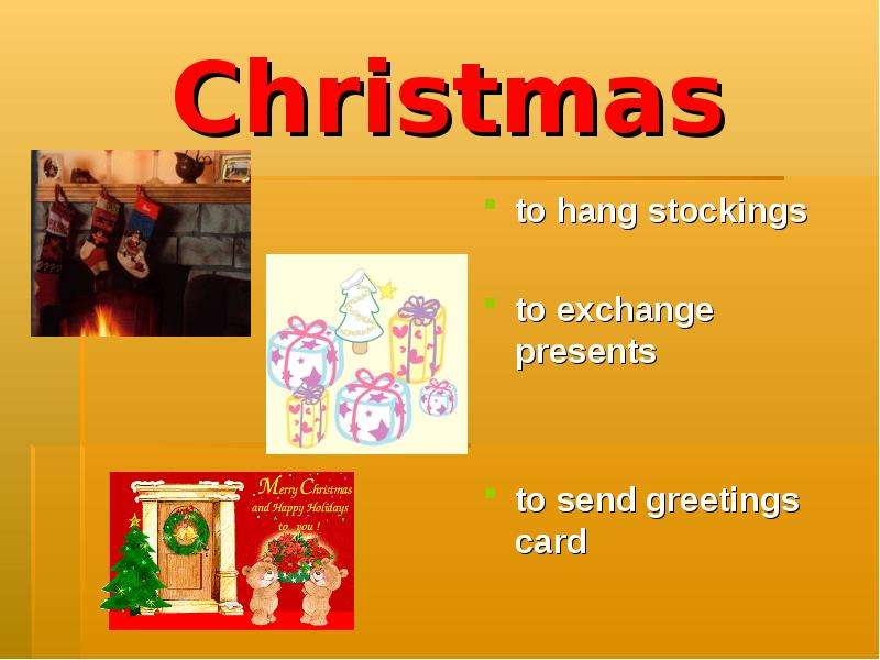 Christmas to hang stockings