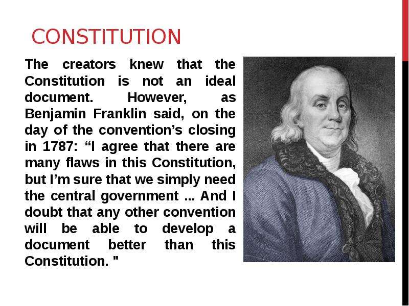 Constitution The creators