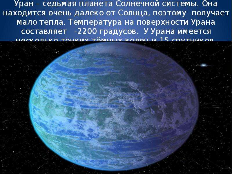 Уран седьмая планета