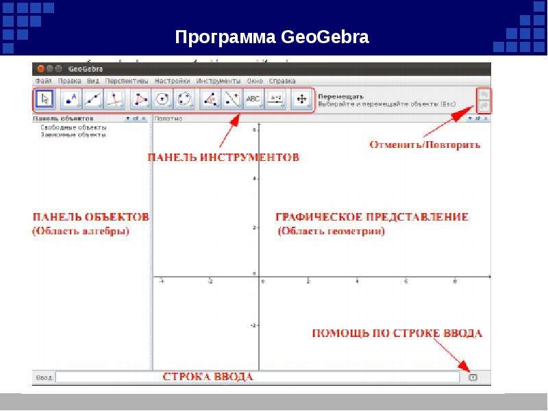 Программа GeoGebra