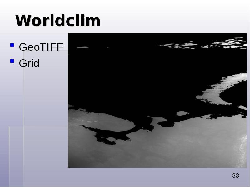 Worldclim GeoTIFF Grid