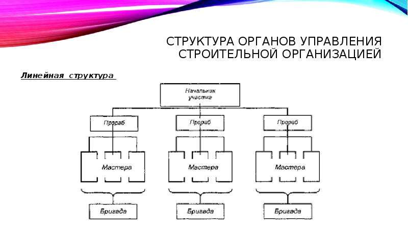 Структура органов управления