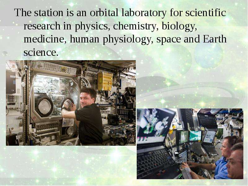 The station is an orbital