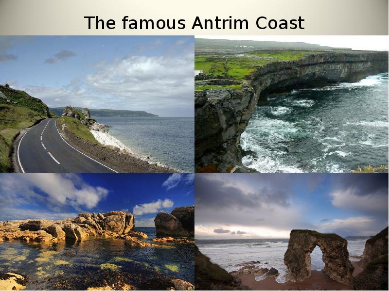 The famous Antrim Coast