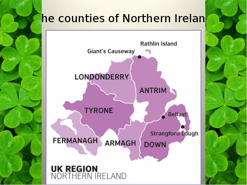 The counties of Northern