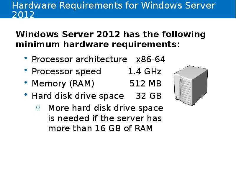 Hardware Requirements for