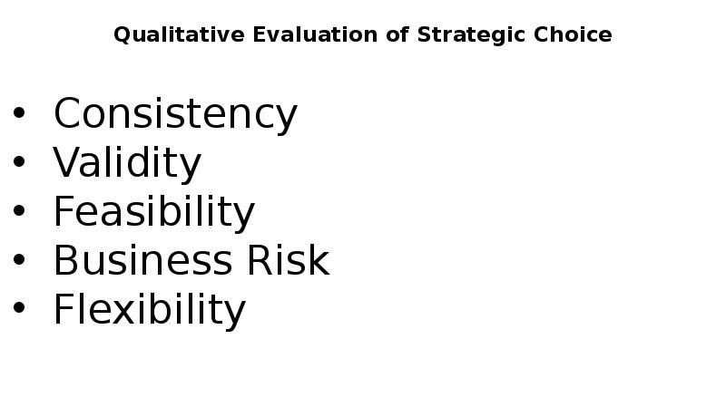 Qualitative Evaluation of