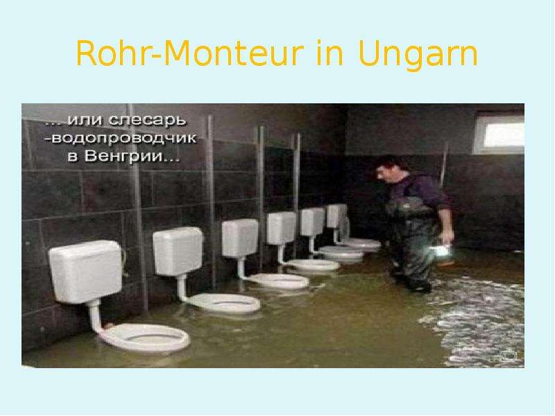 Rohr-Monteur in Ungarn