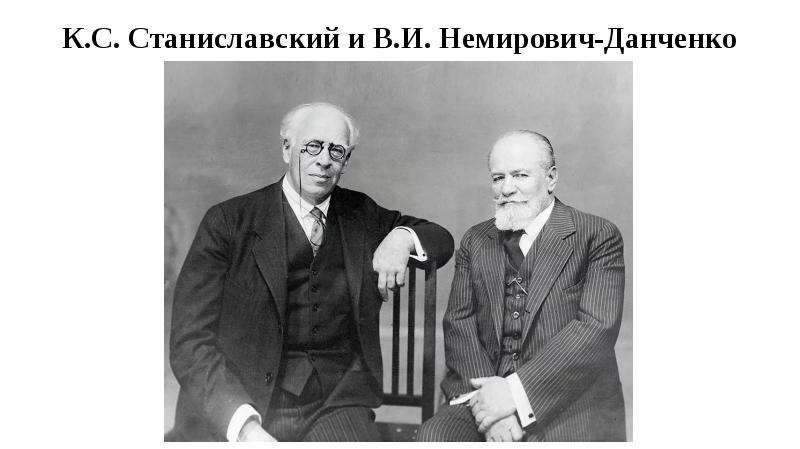 К.С. Станиславский и В.И.