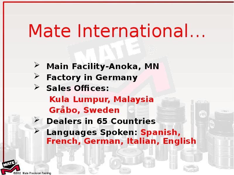 Mate International Main