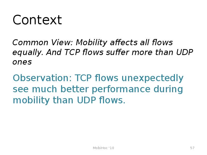 Context Common View Mobility