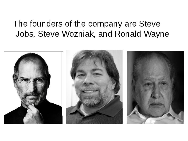 The founders of the company